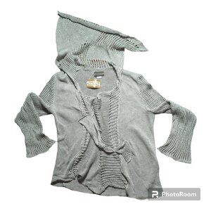 Design B Women's Knitted Sweater Color Tan Size XXL 100% Linen